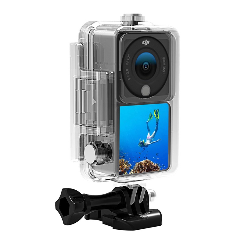 Underwater 60M Protective Waterproof Diving Shell Case for DJI Action 2 Camera c
