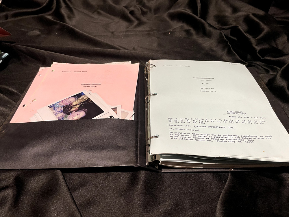 Northern Exposure Script with Cast Polaroids - Grand Prix