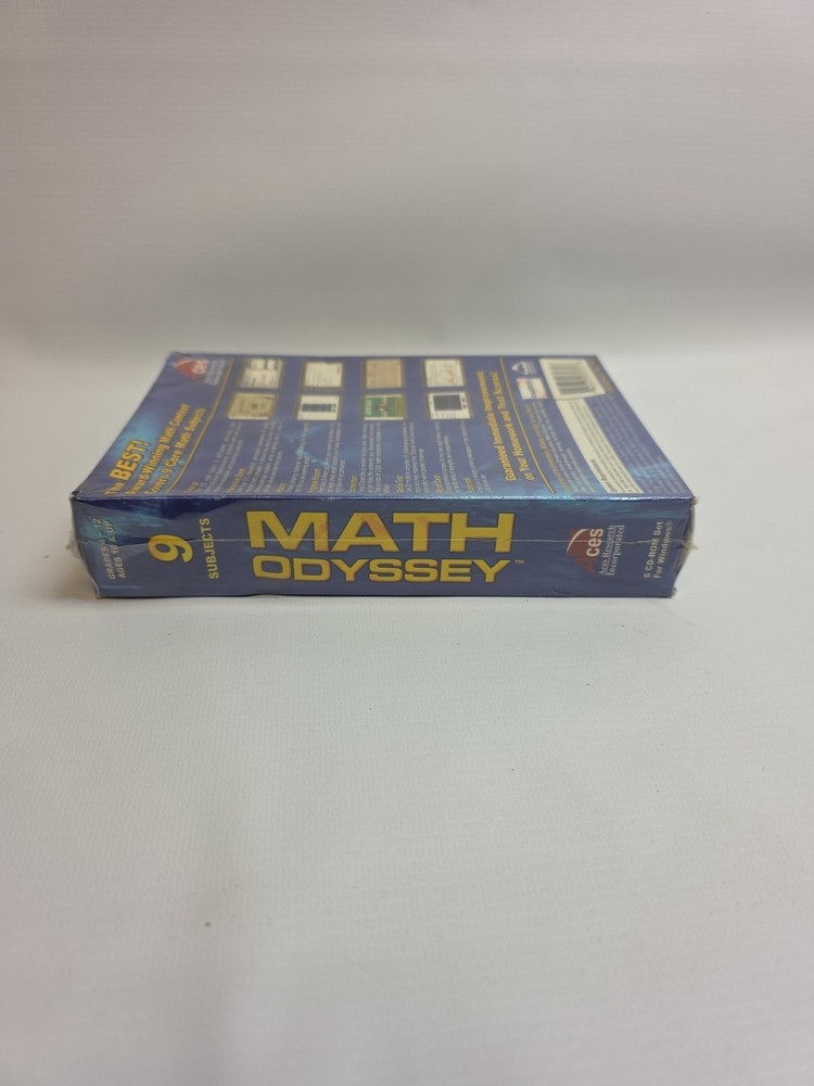 Math Odyssey - 6 Disc Set - PC/CD-ROM Calculus Geometry Algebra Trigonometry