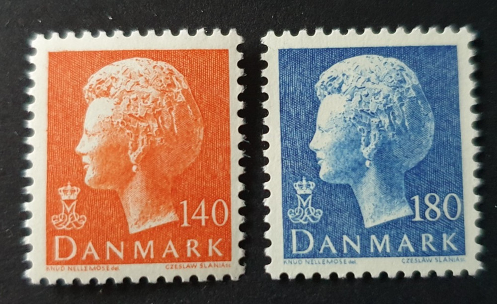 1980 DENMARK DANMARK DEFINITIVES VF MNH