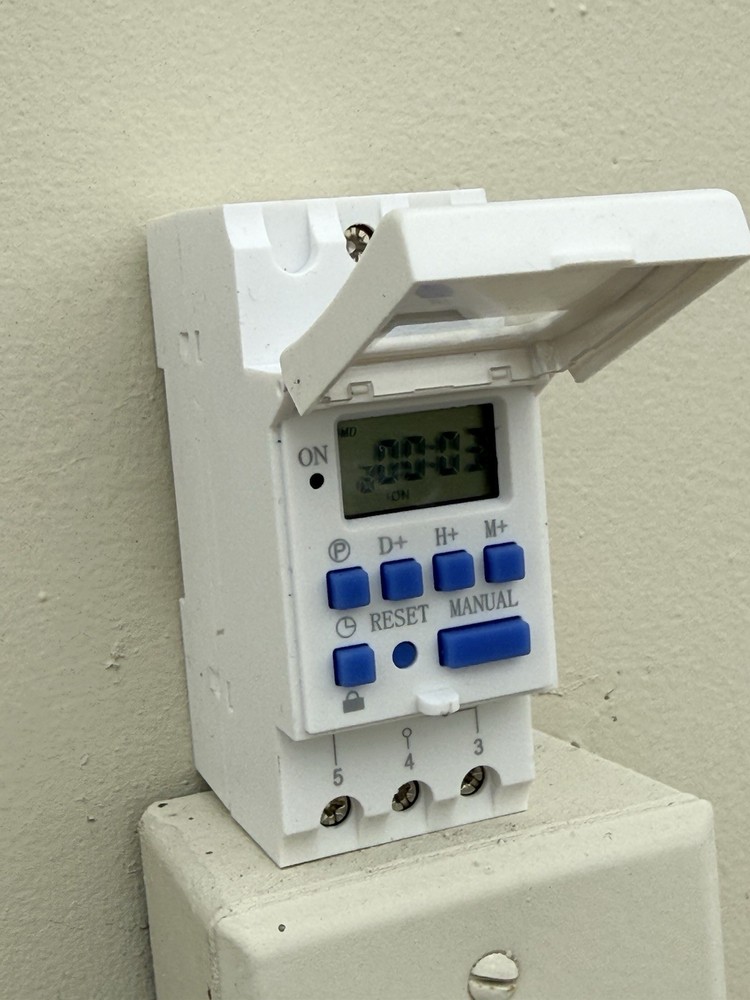 Digital LCD Programmable Weekly Timer 220V 30A Time Relay Switch Din Rail Mount