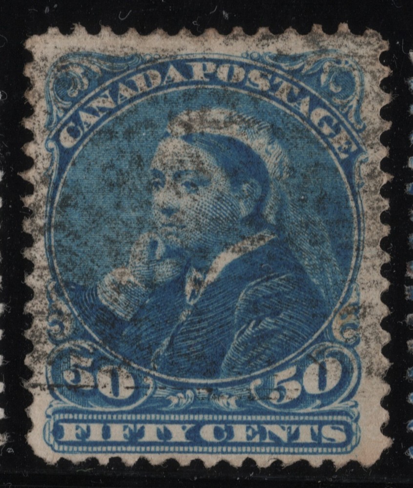 #47 Queen 50c Canada used well centered