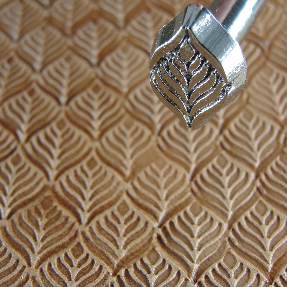 Leather Stamping Tool - Leaf Geometric Stamp Stamp