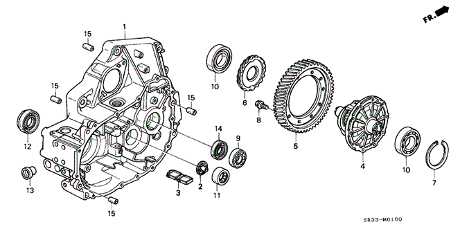 Genuine Honda Shift Shaft Rod Oil Seal (14X25X17.5) (Nok) 91215-PL3-005