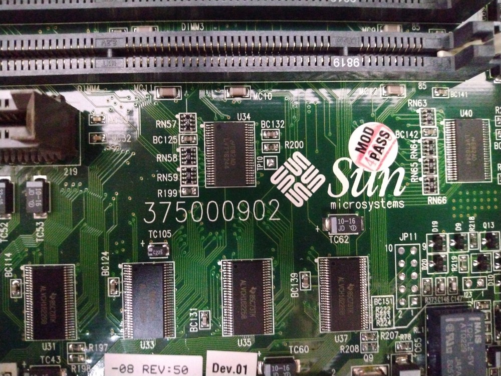 Sun Ultra 5/10 375-000902 System Board