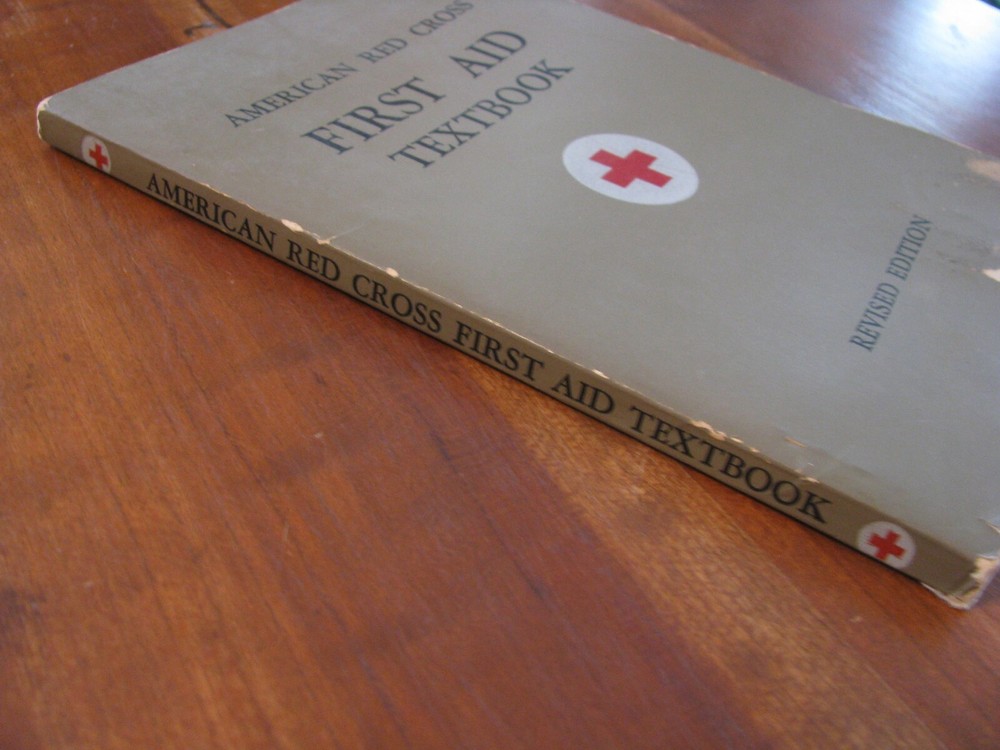 1945 American Red Cross "First Aid Textbook" Revised Edition