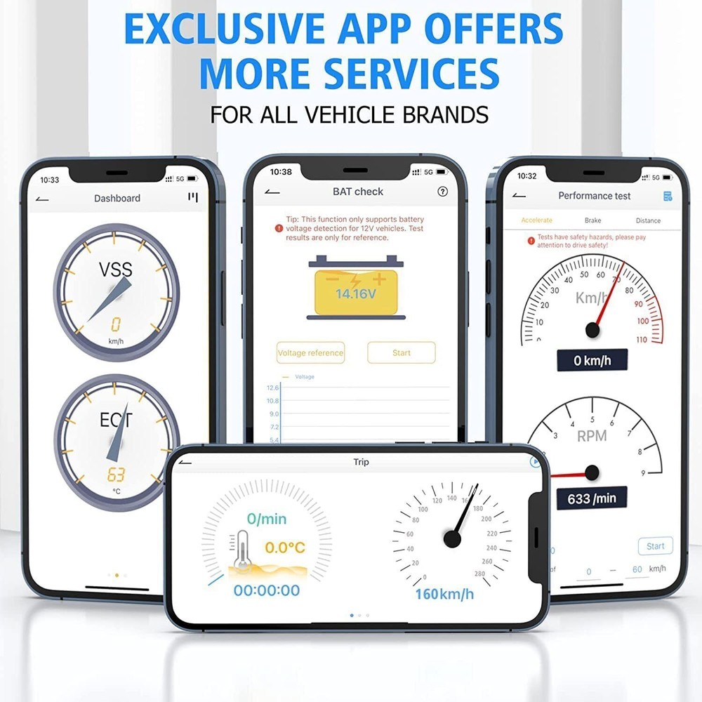 ANCEL BD300 OBD2 Scanner Bluetooth Fit for BMW All System Code Reader Diagnostic