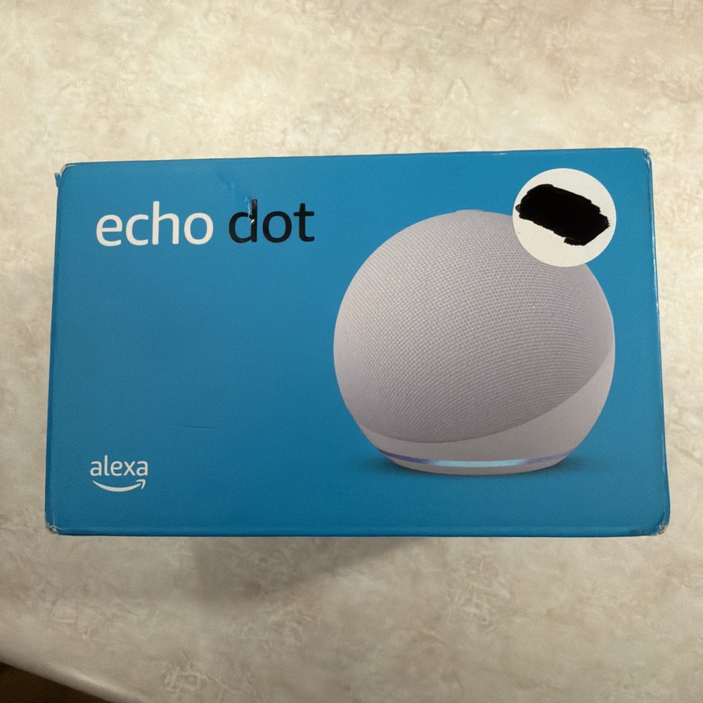 Amazon Echo Dot (5th Gen, 2022 Release) Smart Speaker with Alexa – Glacier White