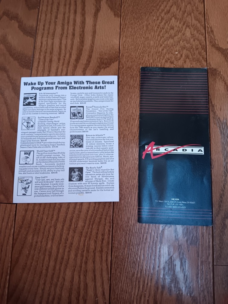 Amiga Deluxe Paint 3 Computer Software Tested/Works