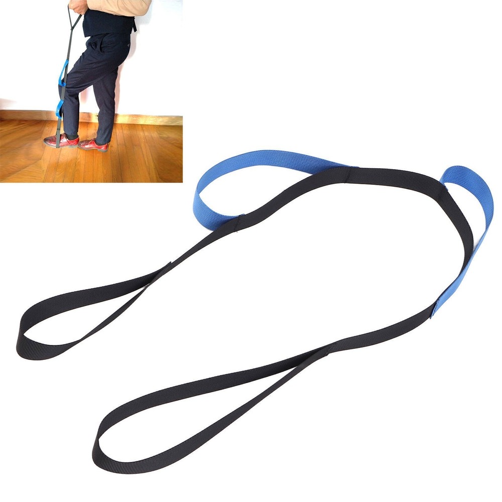 Leg Lifter Strap Disabled Elderly Nylon Webbing Foot Loop Hand Grip Mobility Aid