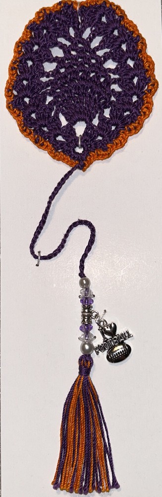 Crocheted Pineapple Bookmark.