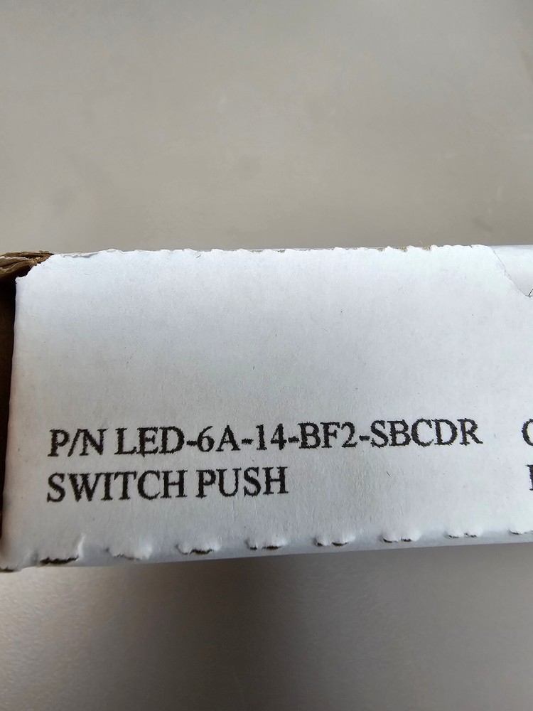 LED-6A-14-BF2-SBCDR SWITCH PUSH