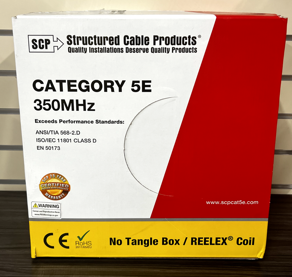 Structured Cable Products - Category 5E 350MHz Networking LAN Cable Dispenser