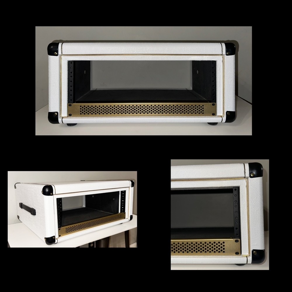 1U Solid Rack Panel – Metallic Gold – 19” Steel Cover