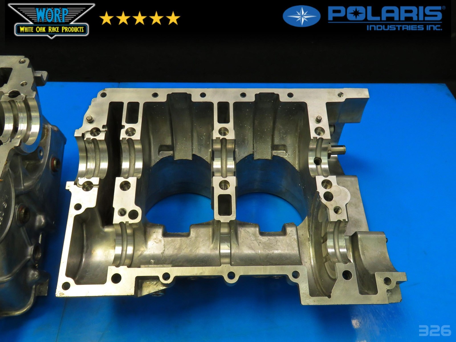 2011 POLARIS RZR XP 900 MATCHED CRANKCASE CRANK CASE SET BOTTOM END