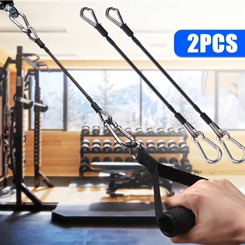 2PCS Gym Cable Extension,Replacement Cable Machine Accessories,Cable Pulley Rope