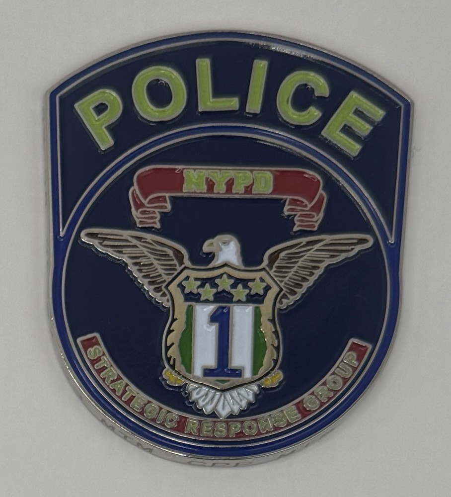 NYPD Strategic Response Group 1  Challenge Coin