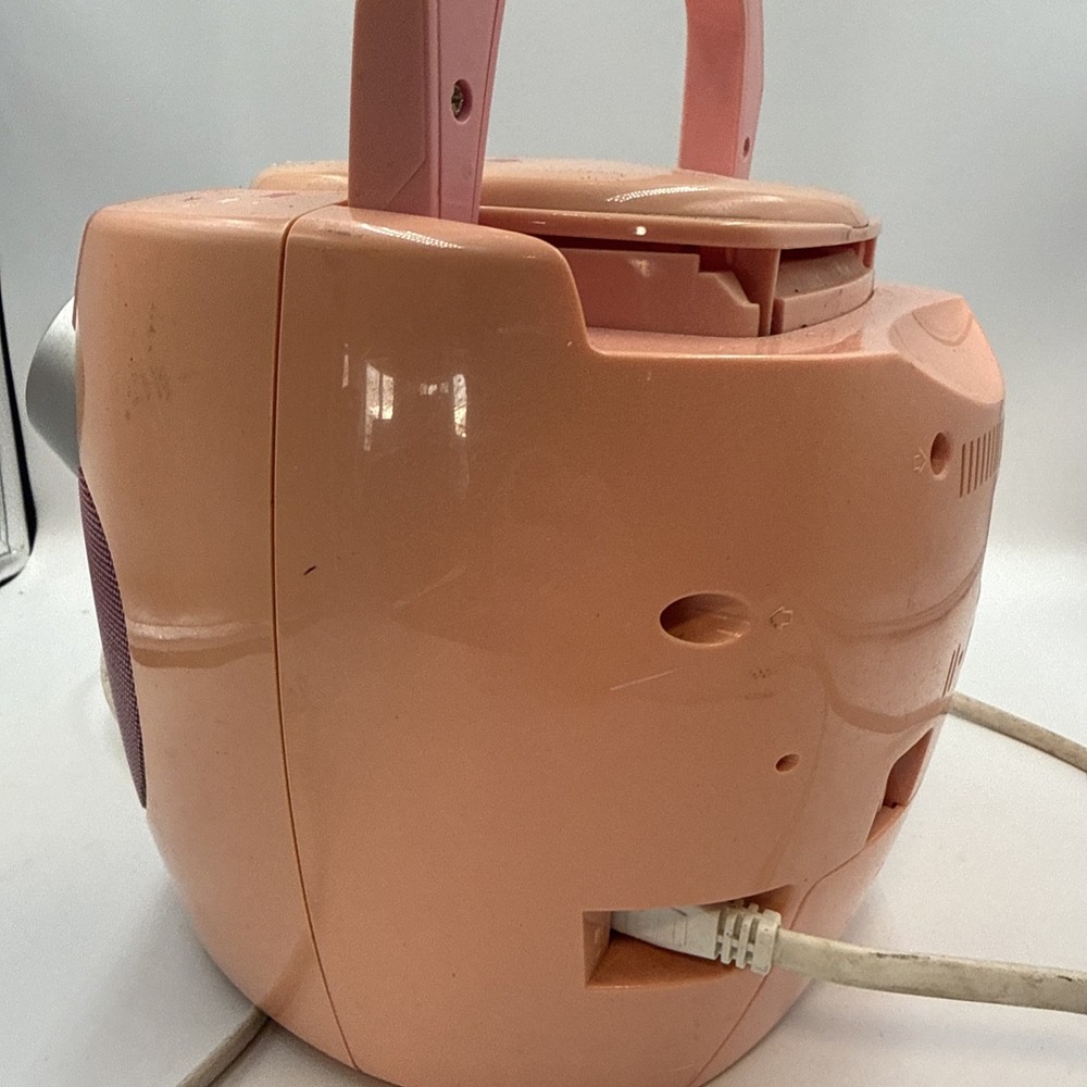 2002 Hello Kitty CDG CD Player and Karaoke Machine HK101 Missing Microphone