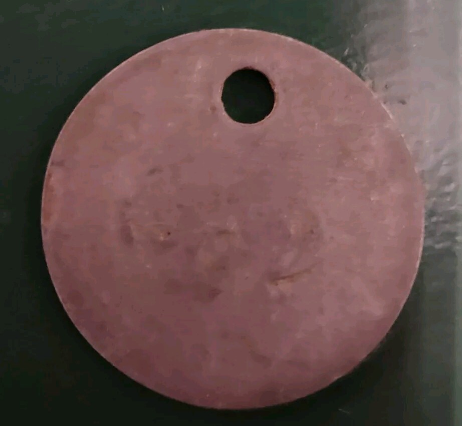 GRIMETHORPE Colliery Pit Check Tally - marked GRIMETHORPE COLLIERY 360