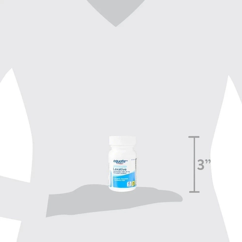 Equate Maximum Strength Laxative Tablets for Constipation Relief, 24ct