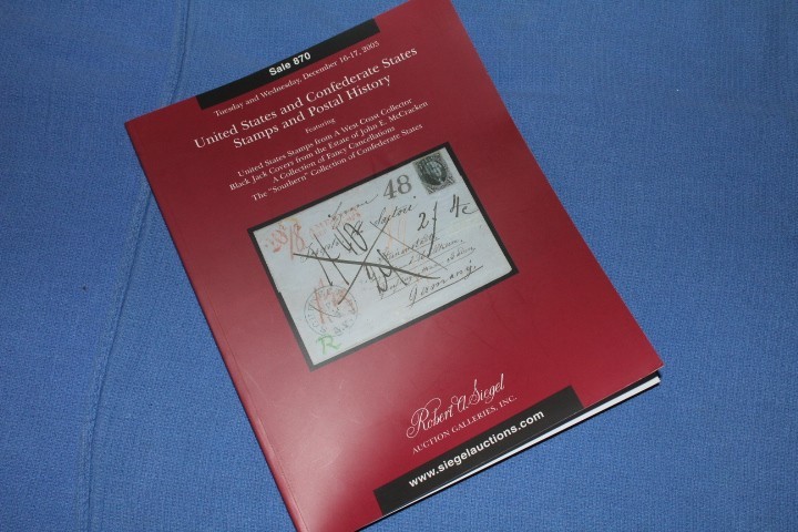 Siegel Auction Dec 2003 US Confederate #870 INCLUDES REALIZATIONS BlueLakeStamps