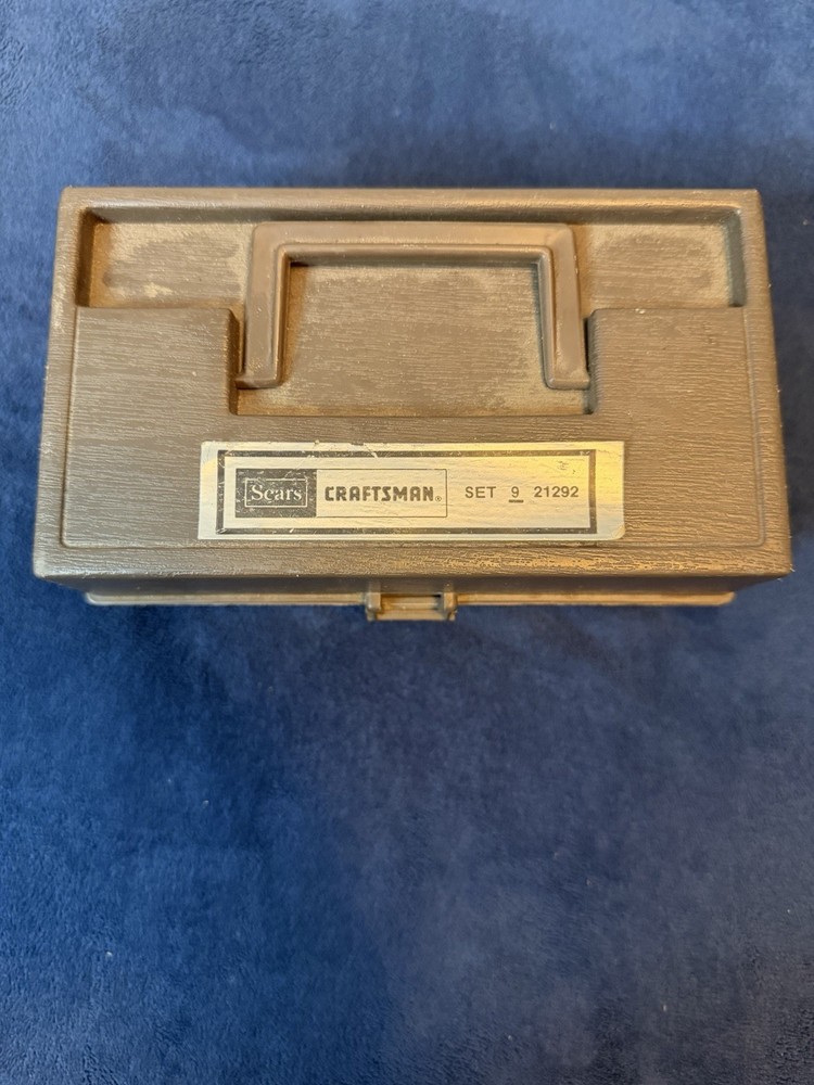Sears Craftsman Set 9-21292 Box/Container For Tools & Accessories Vtg