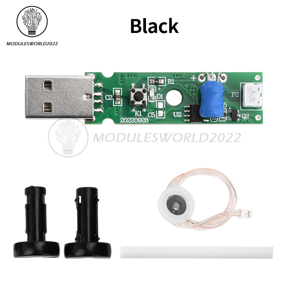USB DC5V Ultrasonic Mist Maker Atomizing Module Humidifier DIY Kits 108KHZ