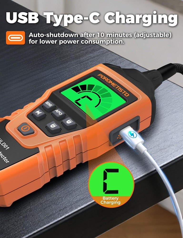 2 in 1 Rechargeable Halogen Detector HVAC ,Detect CFCs,HFCCS,HFCS,HF