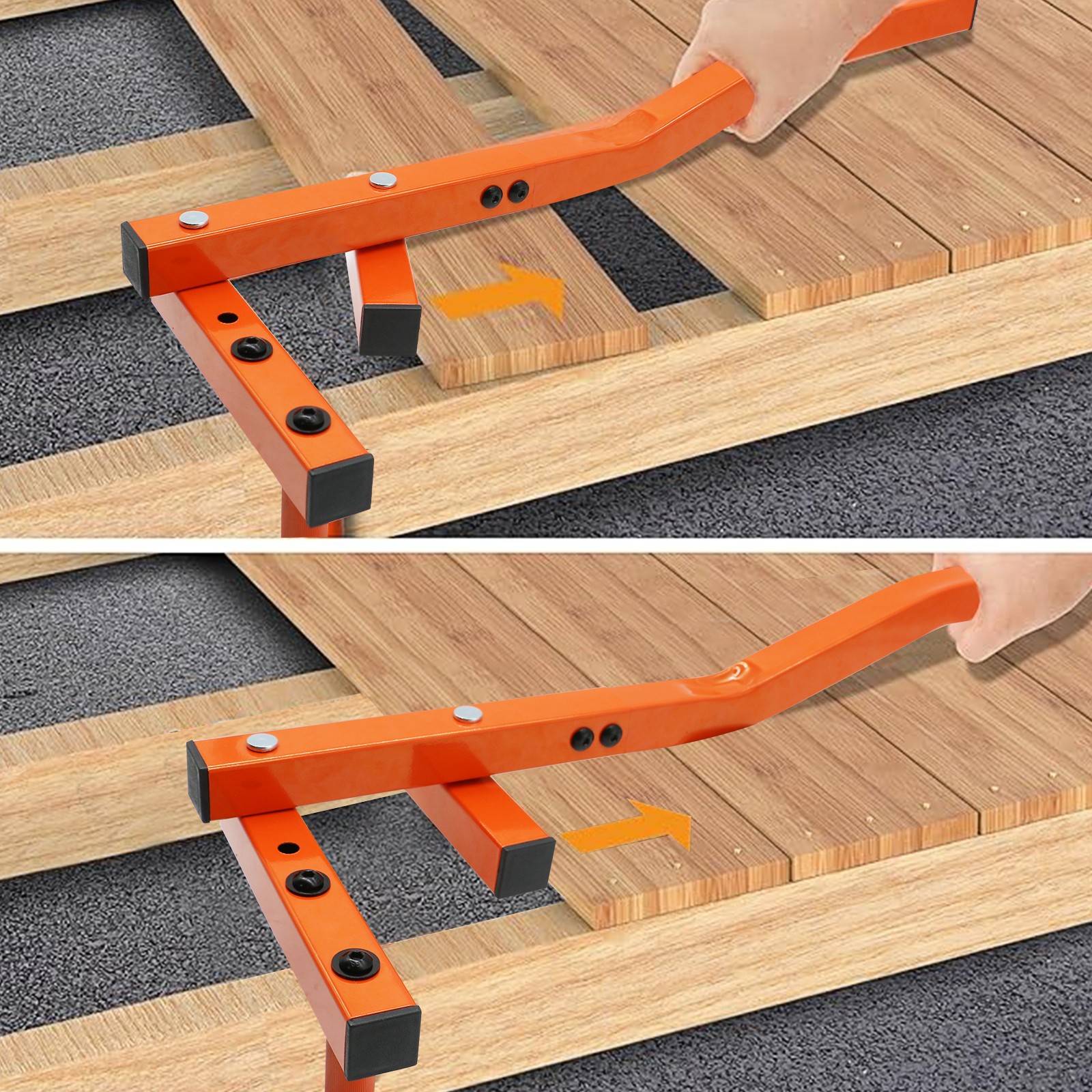 Deck Straightening Tool Steel Adjustable Deck Tool Removable Storage Deck Tool
