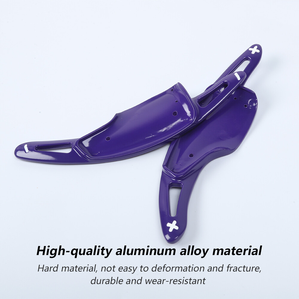 2Pcs Steering Wheel Shift Paddle Shifter Extension Trim For Chevy Camaro 2017-24