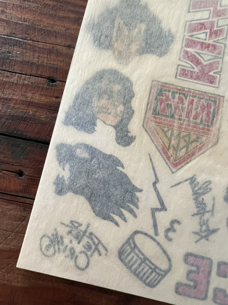 Vintage 1970’s KISS Stickers & Tattoos