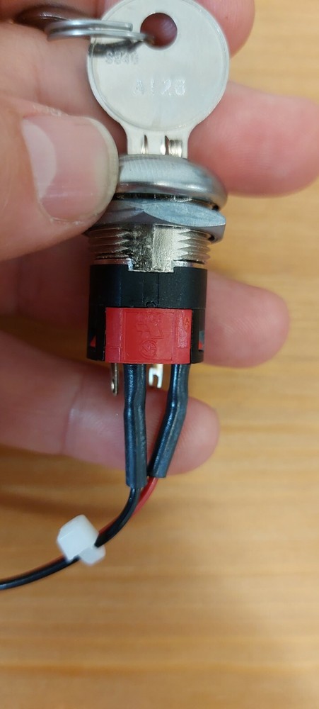 2 Position Keylock Switch 4A 125VAC RJ