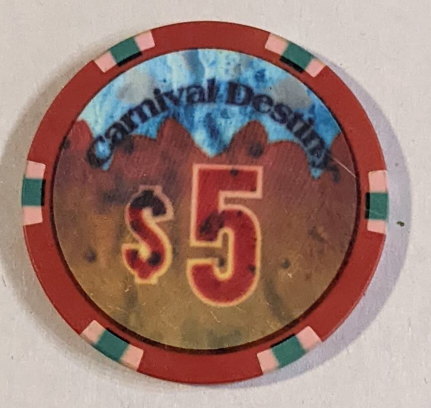 KISS KRUISE I 2011 $5 Poker Chip