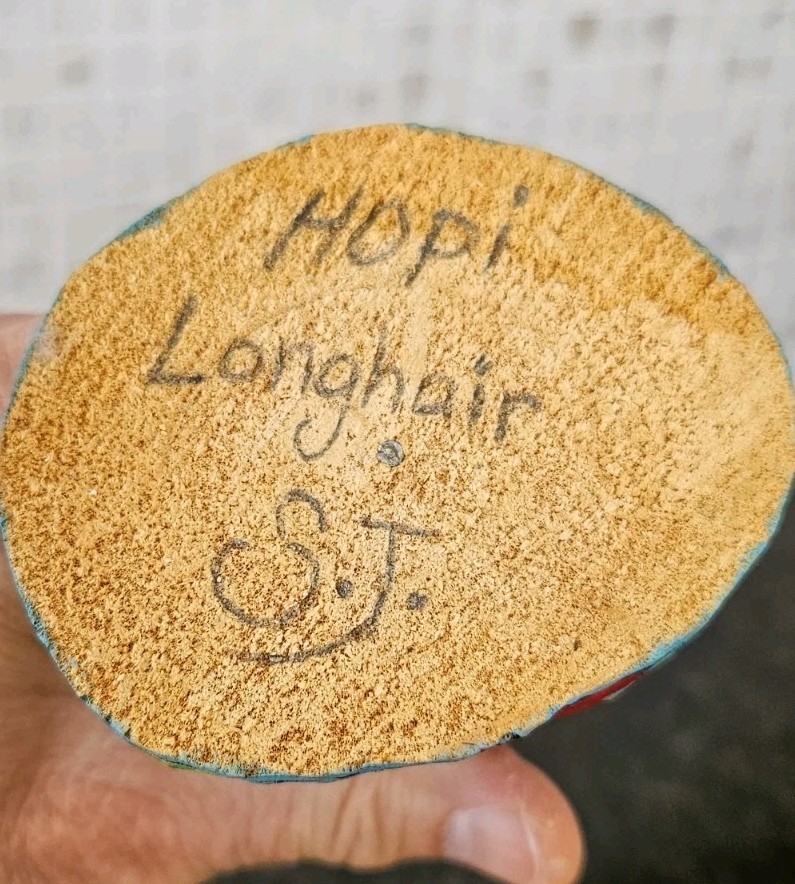 Native American Hopi Longhair Shalako Kachina By S.J. 13.75"