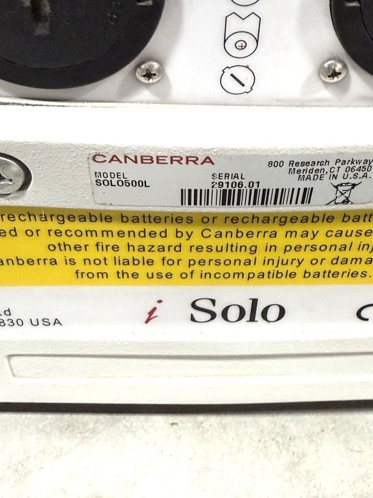 Mirion Canberra iSolo Alpha/Beta Counting System *TESTED*