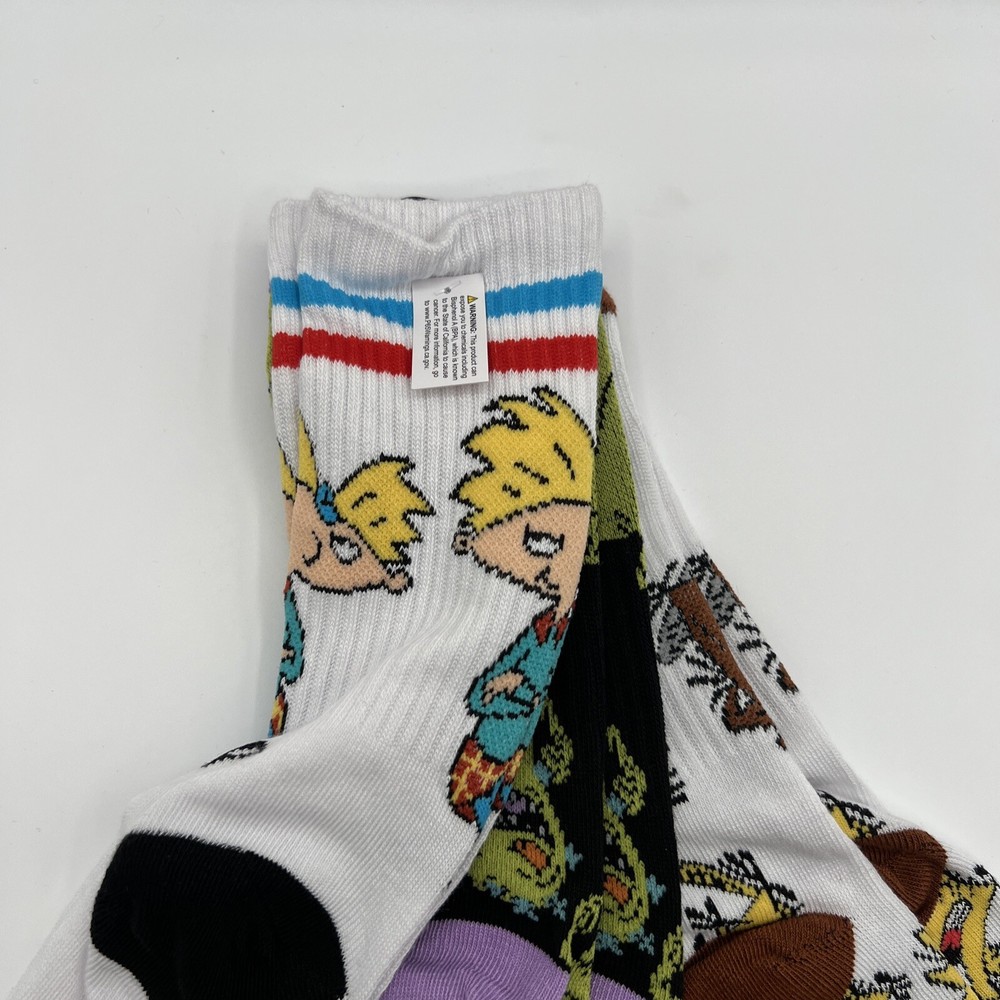 Nickelodeon Crew Socks 3 Pair One Size Fits Most