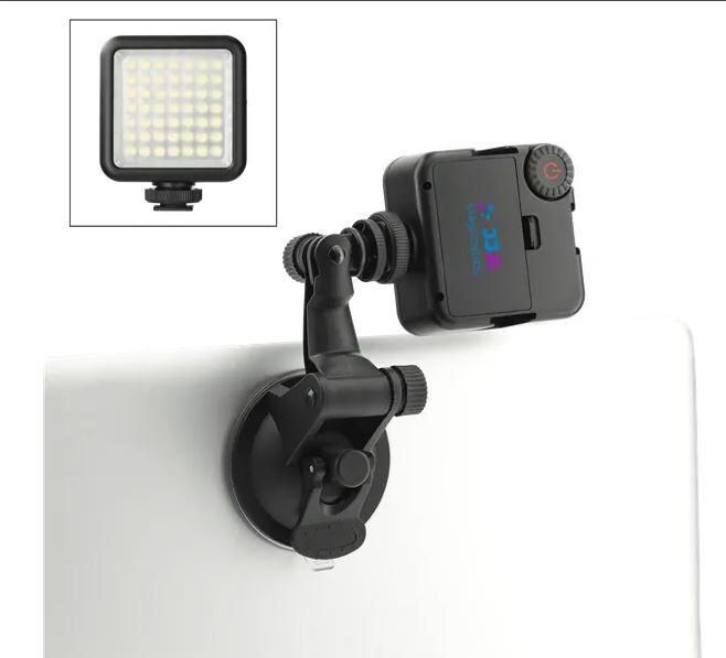 LED Video Light 49 Led Camera Lighting Dimmable Portable Camera Light mount