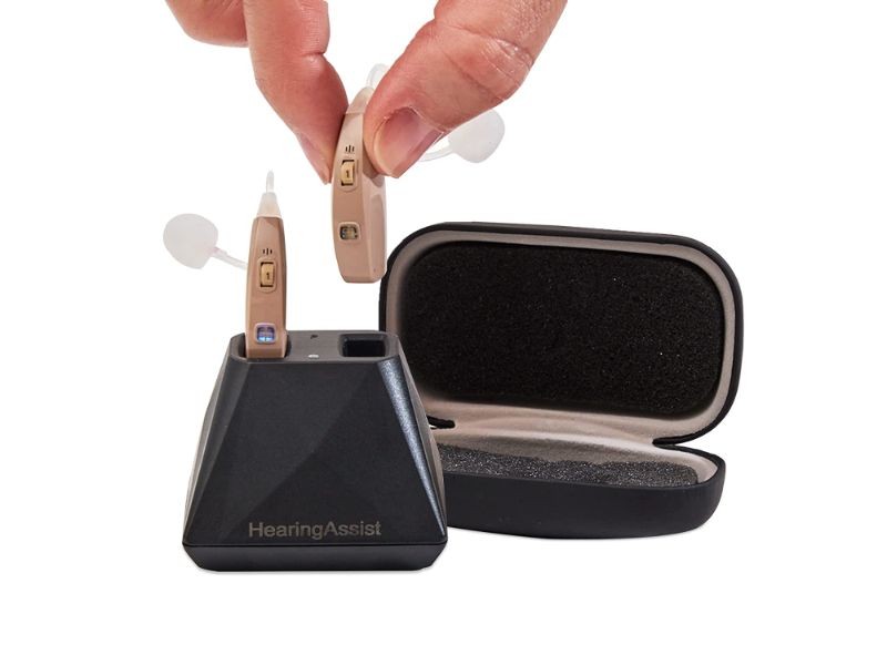 HearingAssist EAZE Rechargeable Behind-the-Ear Beige kit (2pc)
