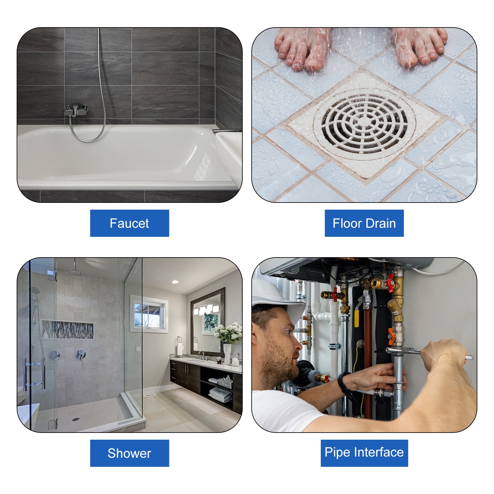 225Pcs 15 Sizes O-Ring Assortment Kit DIY Sealing Gasket Set Silicone Rubber