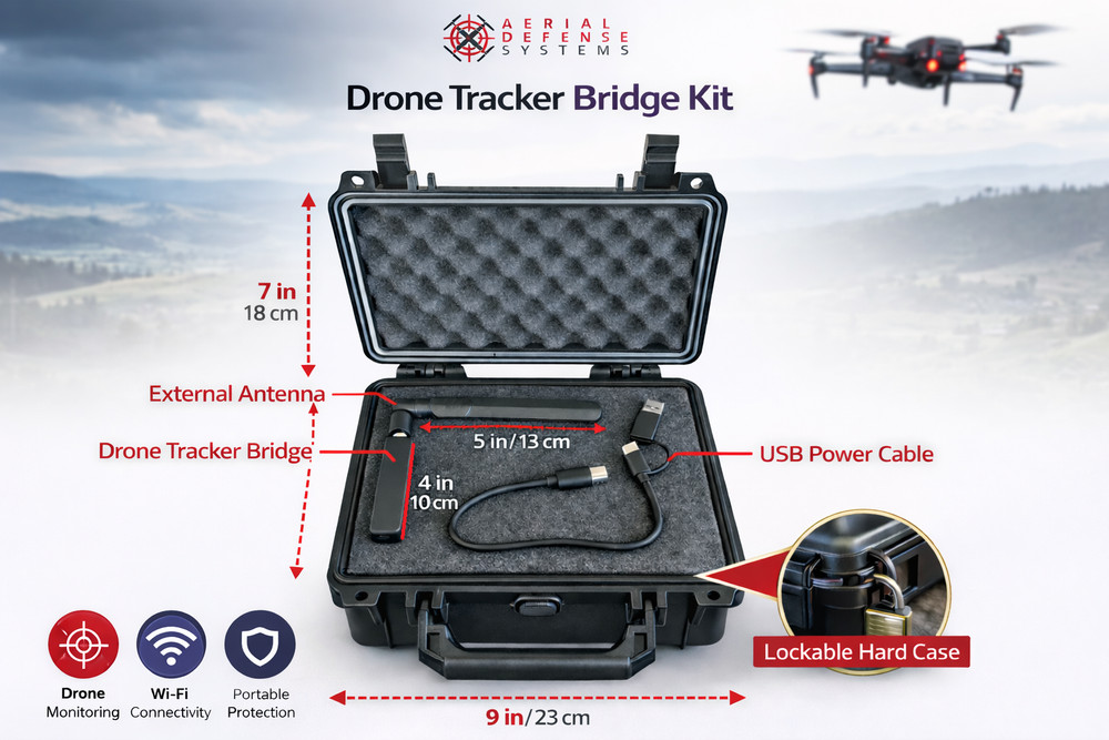 Drone Tracking Kit – Real-Time Drone Detection & Activity Logging Device