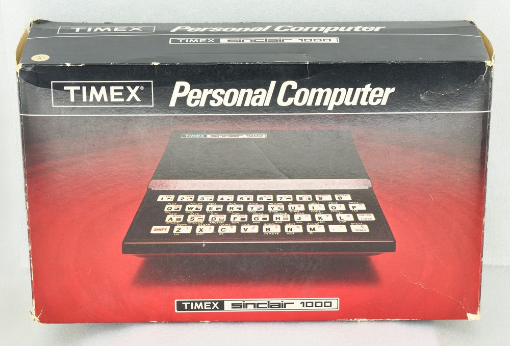 Timex Sinclair 1000 Personal Computer, 1016 16K Ram Module, and 3 Tapes