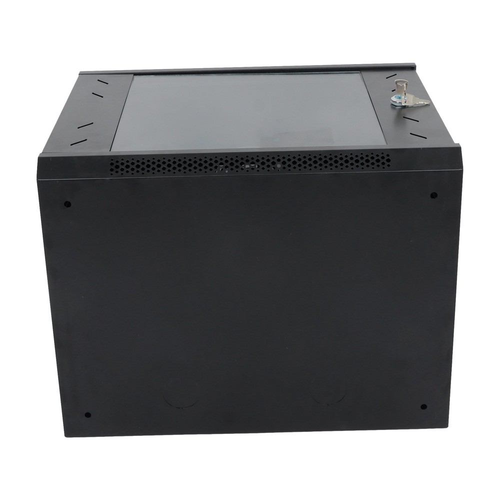 Wall Mount Network Server Rack Cabinet Enclosure 15.5'' Deep Door Lock 9U