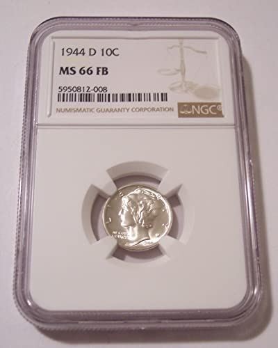 1944 D Mercury Dime MS66 FB NGC