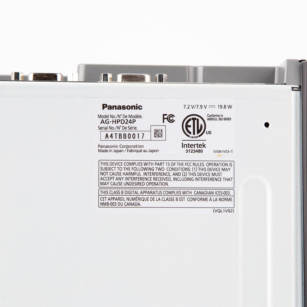 Panasonic AG-HPD24PJ Solid-State Portable P2 Deck - SKU#1922983
