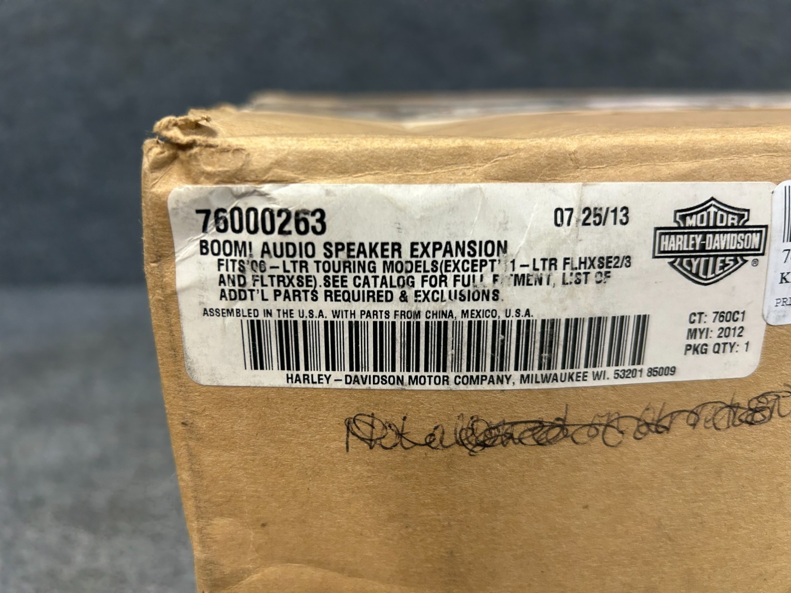 OEM HARLEY-DAVIDSON 06-13 Touring Boom! Audio Speaker Expansion Kit 76000263