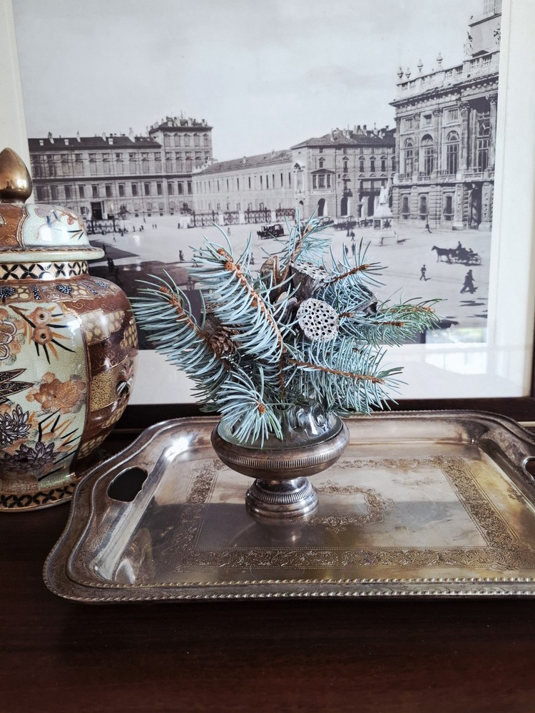 Large Antique Asprey & Co Silver Plated Tray.