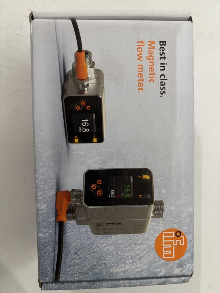 (1) NEW IFM ELECTRONIC SM8621 Magnetic Inductive Flow Meter