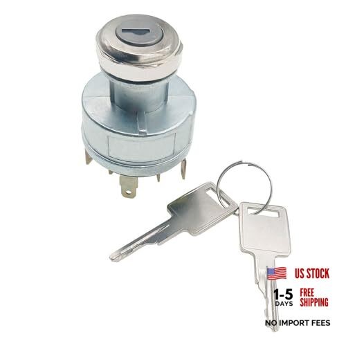 12V 30A Ignition Switch with 2 Keys for International 4000 & 8000 Series