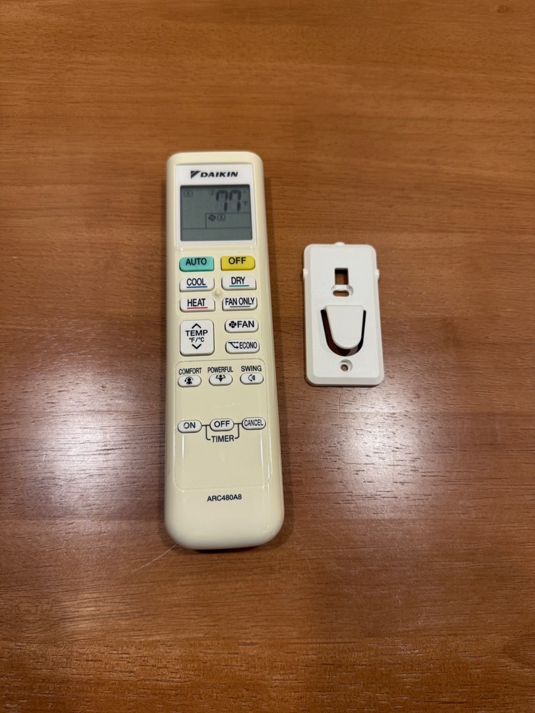 Daikin Heat Pump Remote Control ARC480A8