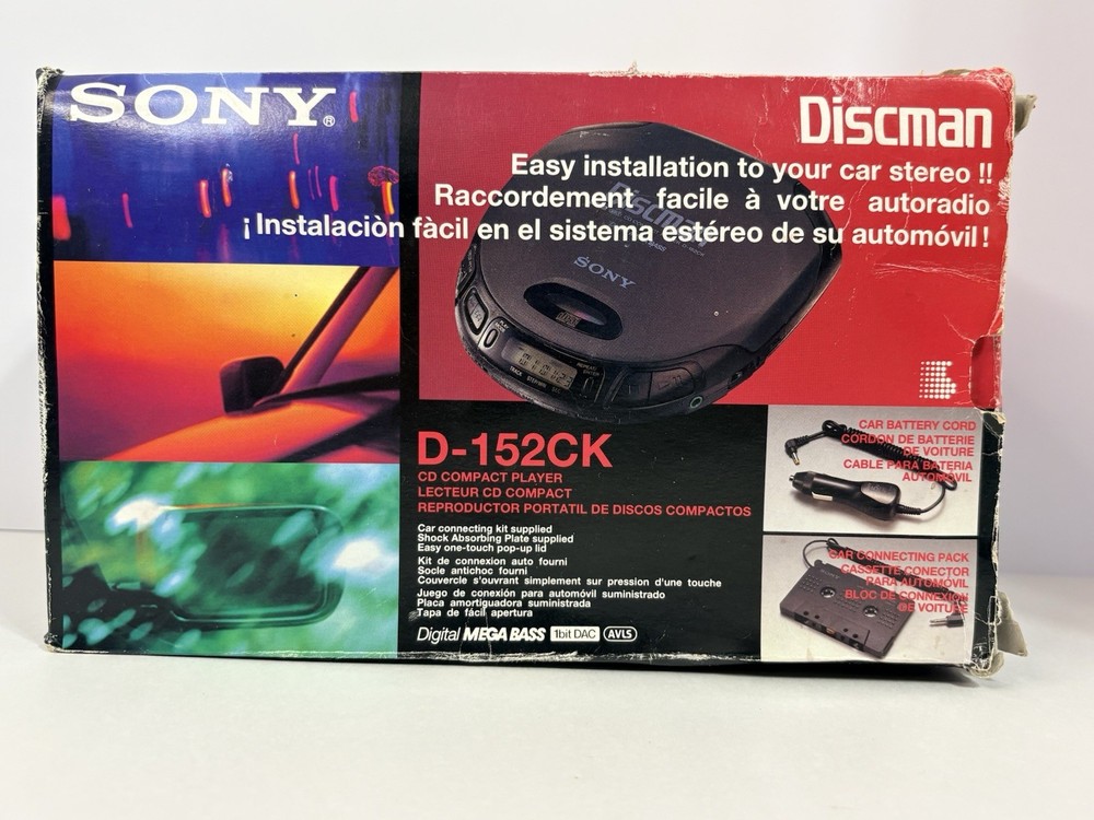 Sony D-152CK Portable CD Player With Accessories